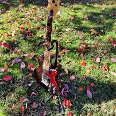 Mosrite Blues Bender 1971-1973 - Black/Burgandy image 2