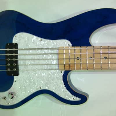 G&L Kiloton 5 2017 Clear blue w/G&G hard case, Demo model image 6