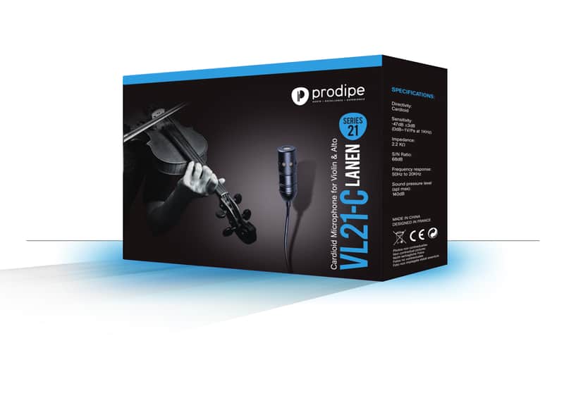 Prodipe VL21-C cardioid condenser microphone for violin image 1