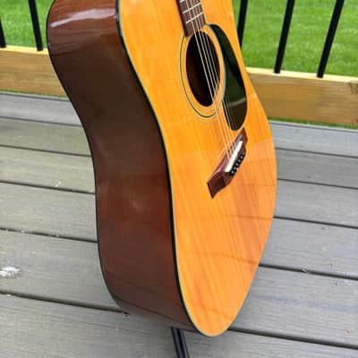 Martin / Gibson clone Lyle W420 Vintage 1970s MIJ Acoustic Guitar - Fresh Setup - Matsumoku image 18