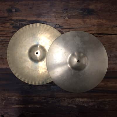 Paiste 14" Formula 602 "Pre-Serial" Sound Edge Hi-Hat Cymbals (Pair) 1967 - 1971
