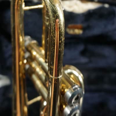 Conn Director Cornet w/ Original Case Brass Student Horn Player Grade image 10