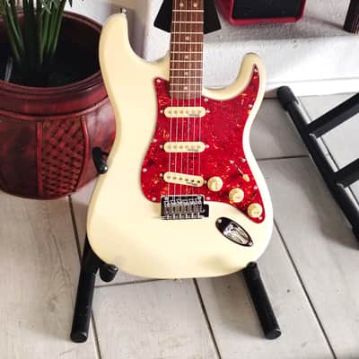 Fender Squire Stratocaster upgraded Pickups and Hardware image 1