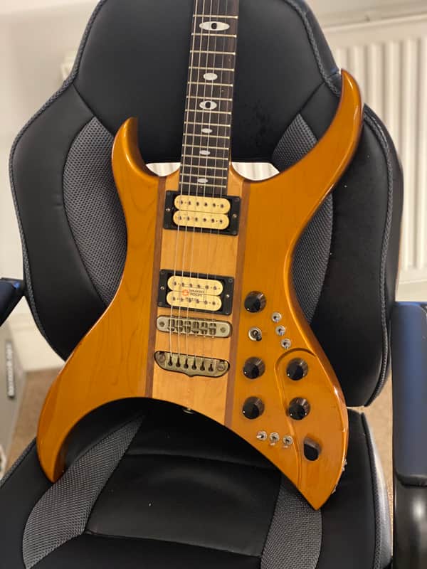 Aria Pro II Urchin U100 1981 Natural Gold | Reverb