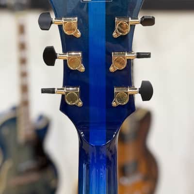 2017 Ibanez AFC-155 Contemporary Archtop Hollowbody w case image 6