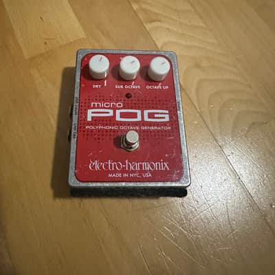 Electro-Harmonix Micro POG Polyphonic Octave Generator 2007 - Present - Red / Gray image 1