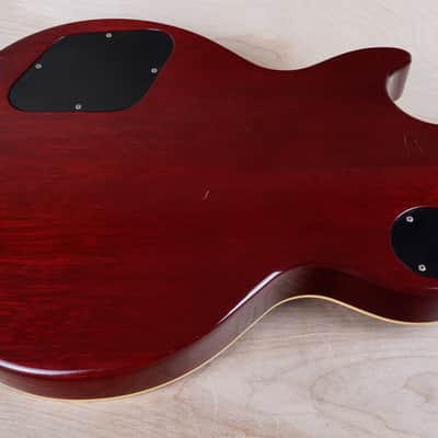 Burny Super Grade RLG-50 '59 Model MIJ 1985 Cherry Sunburst Vintage Japan w/ Bag image 11