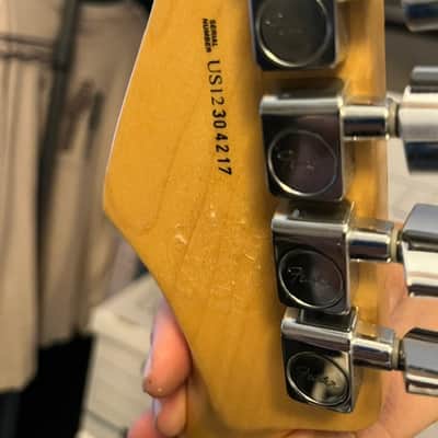 Fender American Standard Stratocaster with Maple Fretboard 2008 - 2016 - Black image 4