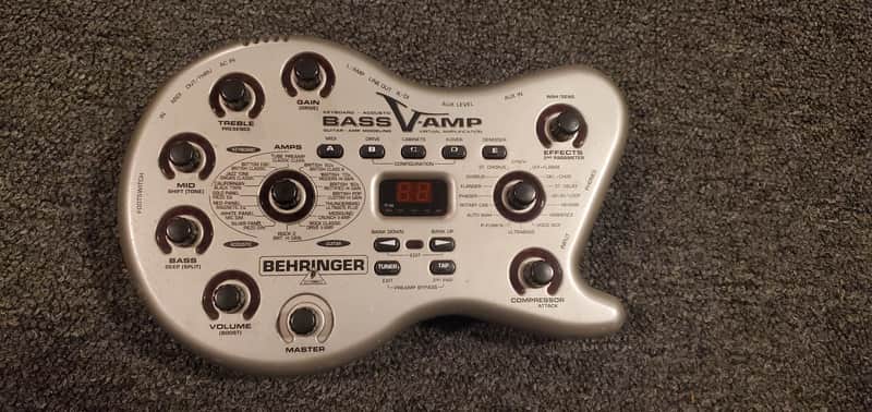 Behringer Bass V-Amp Multi-Effect and Amp Modeler 2000s - Silver image 1
