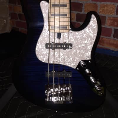Mayones Jabba 2016 Trans Blue Burst Gloss Monolith Black Gloss image 15