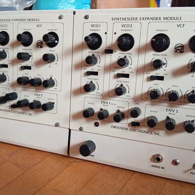 Oberheim Sem pair of modules in a powered box 1975 image 1