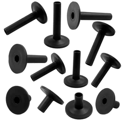 12Pcs Cymbal Sleeves Long/Medium/Short Drum Sleeves, 8Mm Flanged Cymbal Sleeves Black Cymbal Attachment For Percussion Drum Set Parts image 4