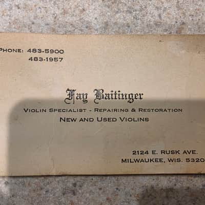 Ernst Heinrich Roth Violin 1956 image 9