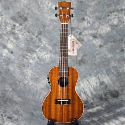 Kala KA-CE Concert Satin Mahogany Ukulele with Pickup & Kala UB-C Bag image 4