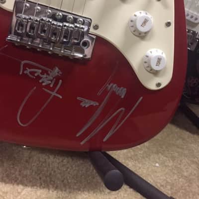 KORN Autographed Hand Signed Guitar, Original 5 members RARE image 7