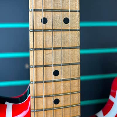 Charvel EVH Art Series Red/White/Black Stripe 2006 Electric Guitar image 7