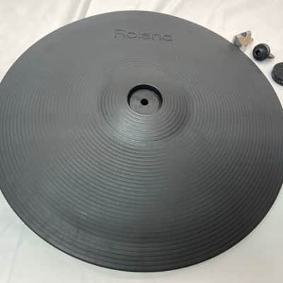 Roland CY14C Crash V-Cymbal V Drum Trigger CY-14C Black Bottom image 2
