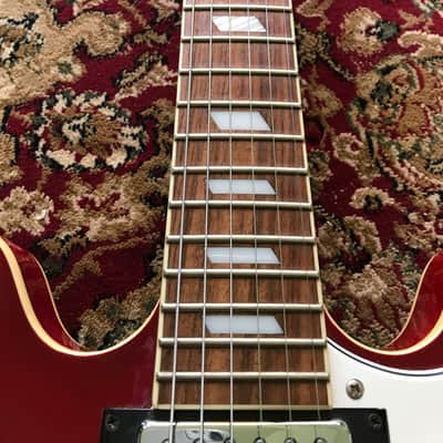 Epiphone Riviera 2003 Cherry Red with Mini-Humbuckers (Korean Peerless Factory) image 4