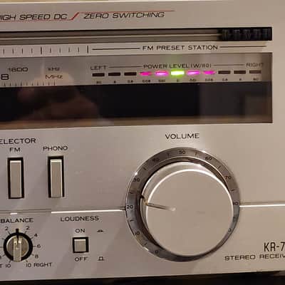 Kenwood Kenwood KR-750 vintage AM/FM stereo receiver 80s  - Metal walnut image 2