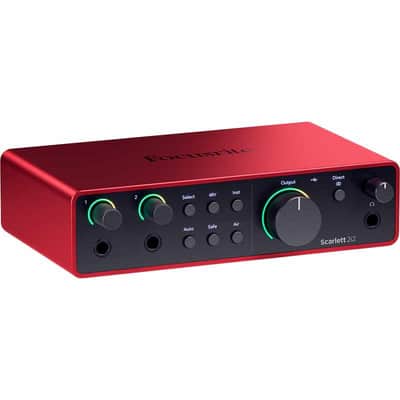 FOCUSRITE SCARLETT4-2I2 Scarlett G4 - Scarlett 2I2 4th Gen - 2 in / 2 out - USB-C image 1