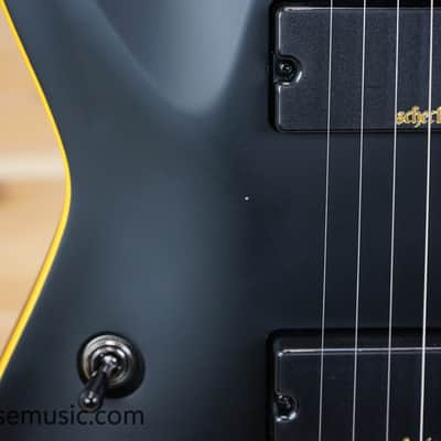 Schecter Demon-7 Left-Handed - Aged Black Satin image 16