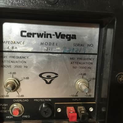 Cerwin-Vega S1 Stereo Speakers 1979 (pair) image 9