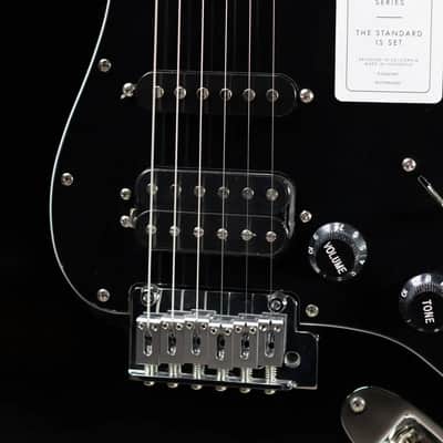 Fender Standard Stratocaster HSS Electric Guitar - Black image 10