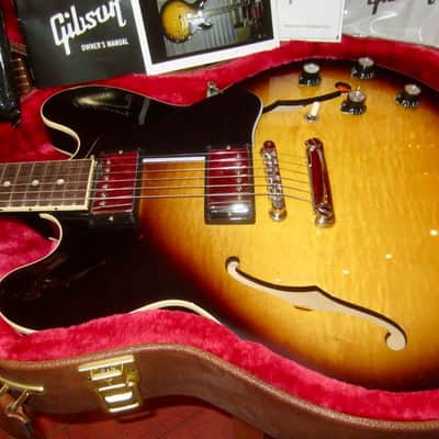 2022 Gibson ES-335 Tobacco Sunburst w/ Original Hardshell Case image 9