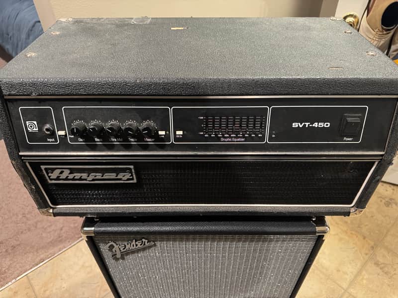 Ampeg SVT-450H Classic Series 450-Watt Bass Amp Head | Reverb