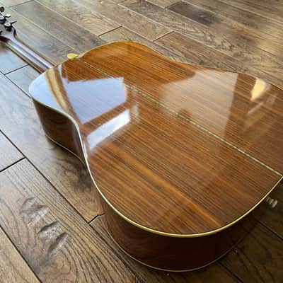 1980s Yamaha FG-350D Acoustic Dreadnought Guitar Natural | Reverb