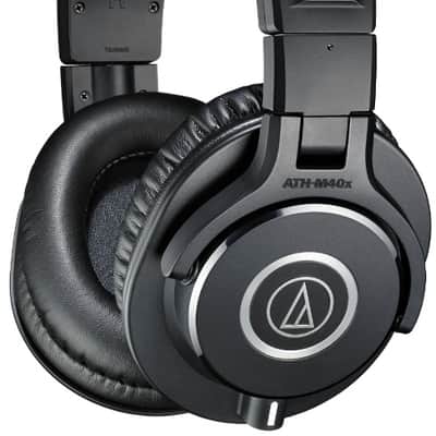 Mint Audio-Technica ATH-M40X M Series Professional Closed Back Headphones with Detachable Cables [Black] image 1