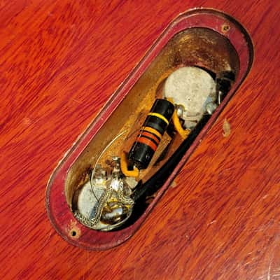Vintage 1960 Gibson Les Paul Junior Double Cutaway - All Original - Very Clean - No Mods/No Breaks - Cherry image 19