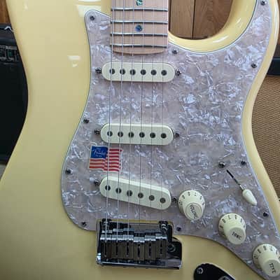 Fender American stratocaster deluxe 2009 - Olympic pearl image 12