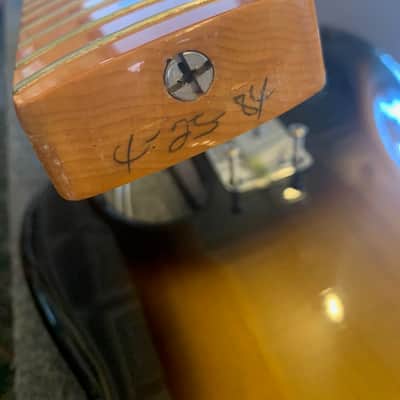 Fender Fullerton Vintage 1957 Reissue Precision Bass 1984 - Sunburst image 11