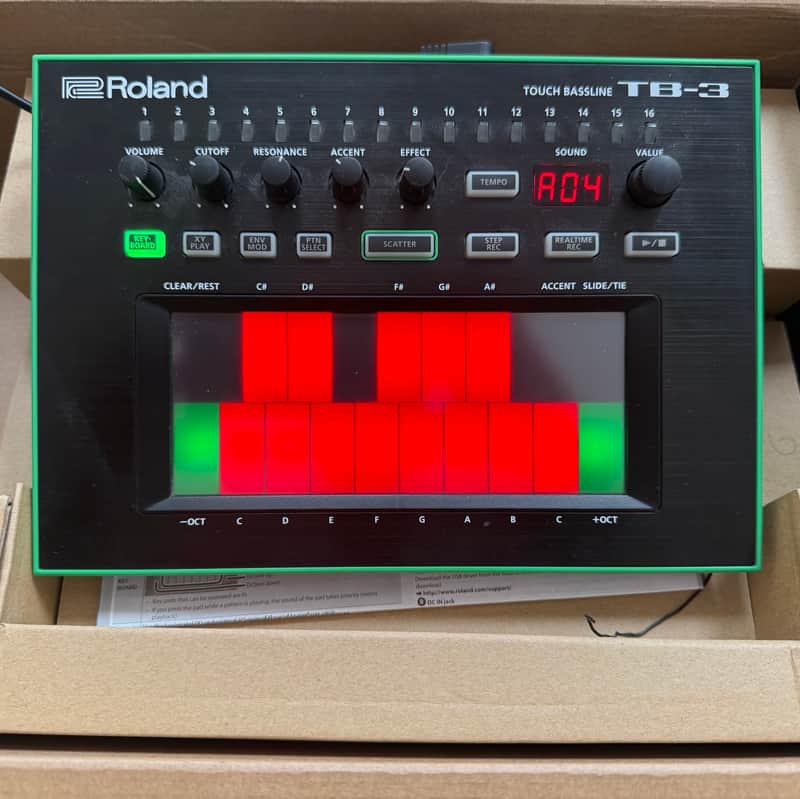 Roland TB-3 AIRA Touch Bassline Synthesizer 2014 - Present - Black image 1