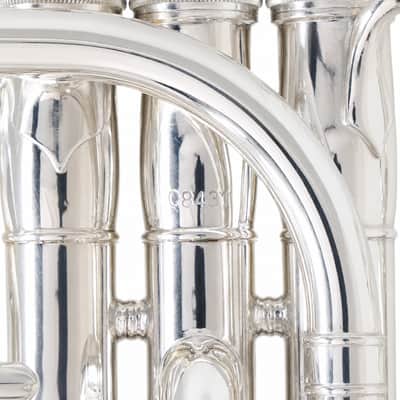 S.E. Shires Q15S Professional Eb/D Trumpet in Silver Plate SN Q8431 image 18