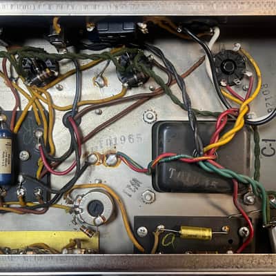 1965 Fender Deluxe Reverb AB763 -- Pre-CBS Blackface Serial A 06439 image 21