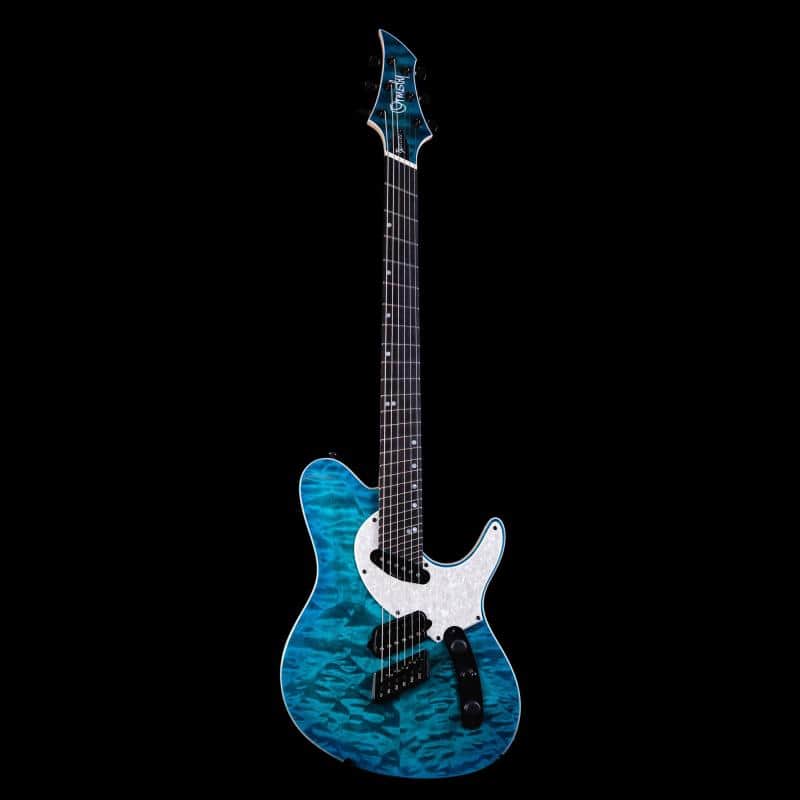 Ormsby TX Exotic 7-string Aqua Burst - Run15 image 1