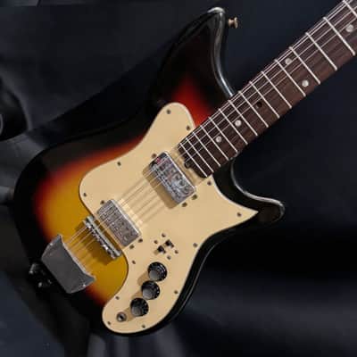Kapa Continental 12 String Guitar - All Original - Hofner 511 Humbucker Pickups - Modern Faux Tweed Hard Case - 1966 image 12