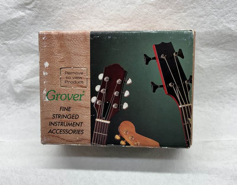Grover Rotomatic Tuners NOS 1980's Nickel 102N 3+3 Machine Heads image 1