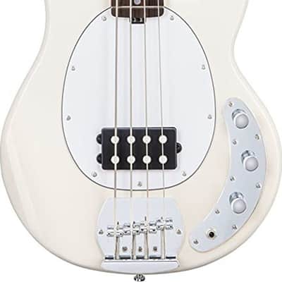 Sterling RAY4-VC-R1 Ray4 Vintage Cream 4-String Electric Bass Guitar w/ Gig Bag and Polish Cloth image 2