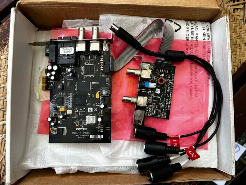 RME HDSPe MADI PCIe Express + Expansion Board with Wordclock + Midi Face No FX image 1