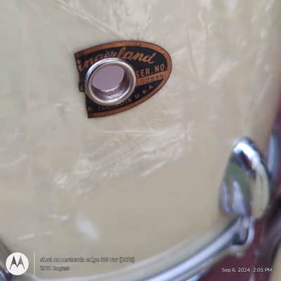 Slingerland Radio King Late 50s - mid 60s - White Marine Pearl image 21