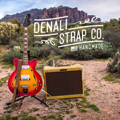 Denali Strap Co Brown Western Guitar Strap image 5