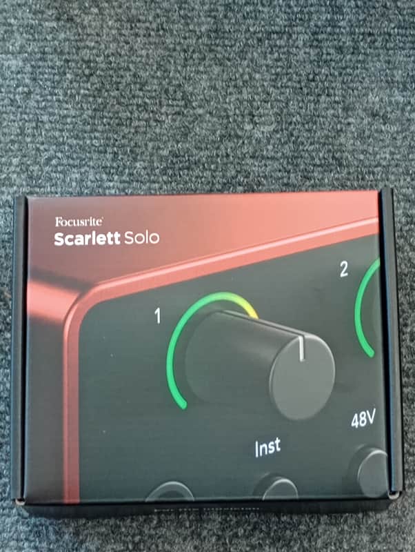 Focusrite Scarlett Solo 4th Gen USB Audio Interface image 1