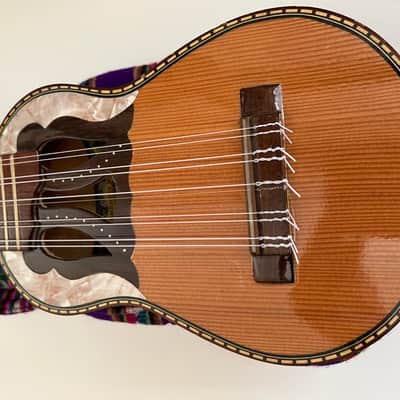 Bolivian Charango - Luthier J. Alcoba Zambrana - Naranjillo - Aguayo soft case image 10