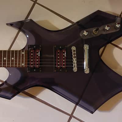 B.C. Rich Warlock Acrylic Transparent Black image 6