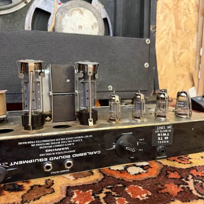 Vintage 1970s Carlsbro 60 TR Amp Tremolo Twin 2x12 Guitar Valve Amplifier Combo image 18