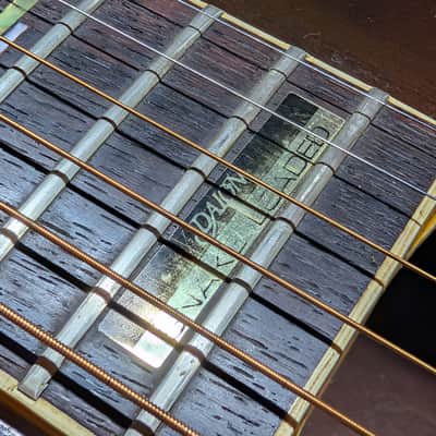 1982 Daion B55E Acoustic Electric Dreadnought Guitar Rare Model MIJ Sunburst image 14