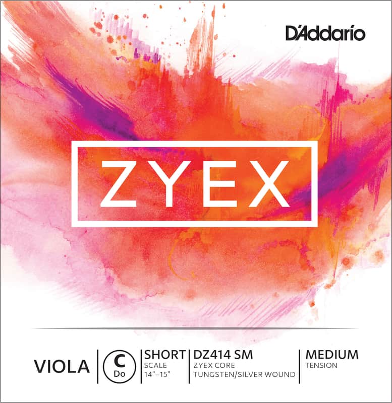 D'Addario DZ414 SM Zyex Short Scale Viola String - C Medium image 1
